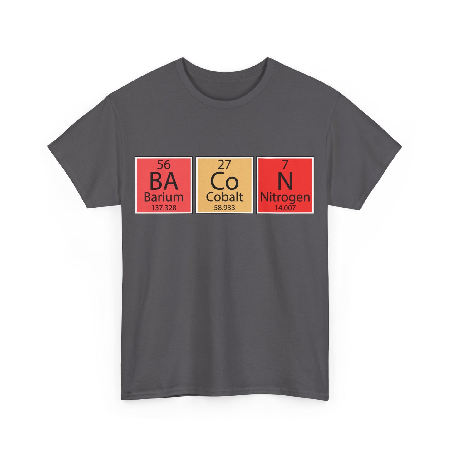 Bacon Periodic Table Unisex Tee