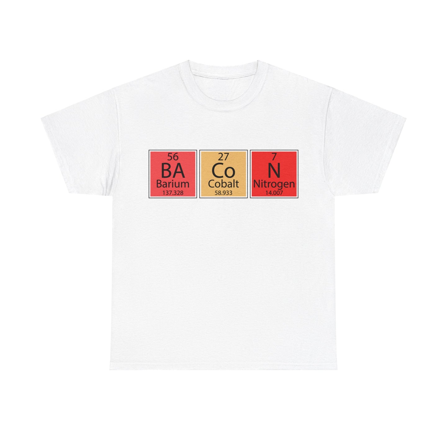 Bacon Periodic Table Unisex Tee