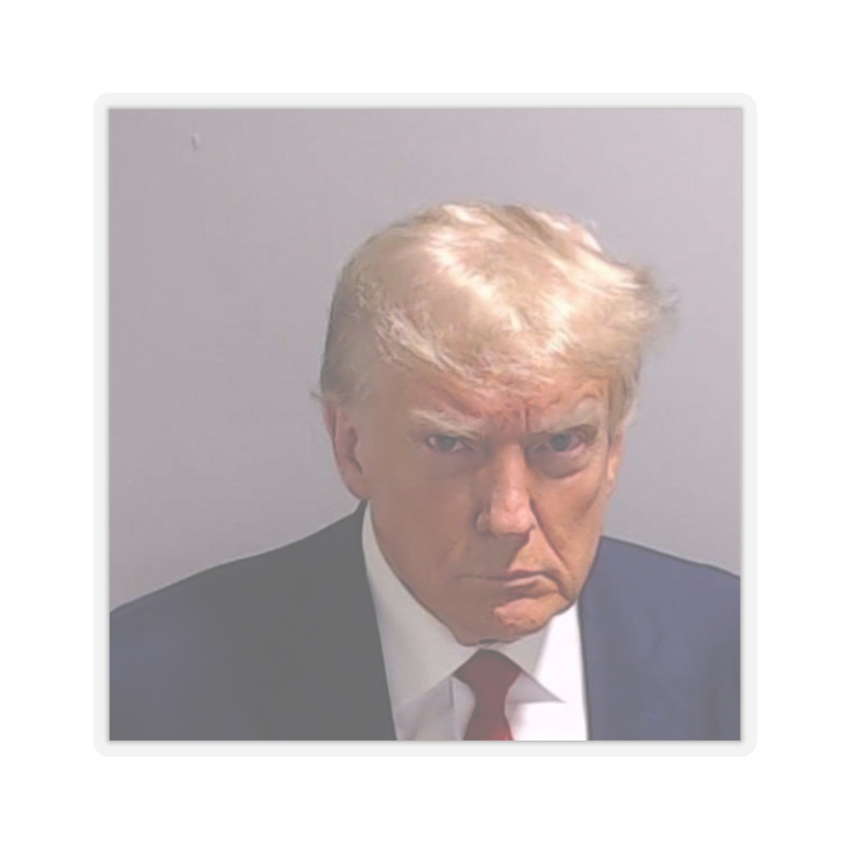 Trump Mugshot Sticker 2"x2"