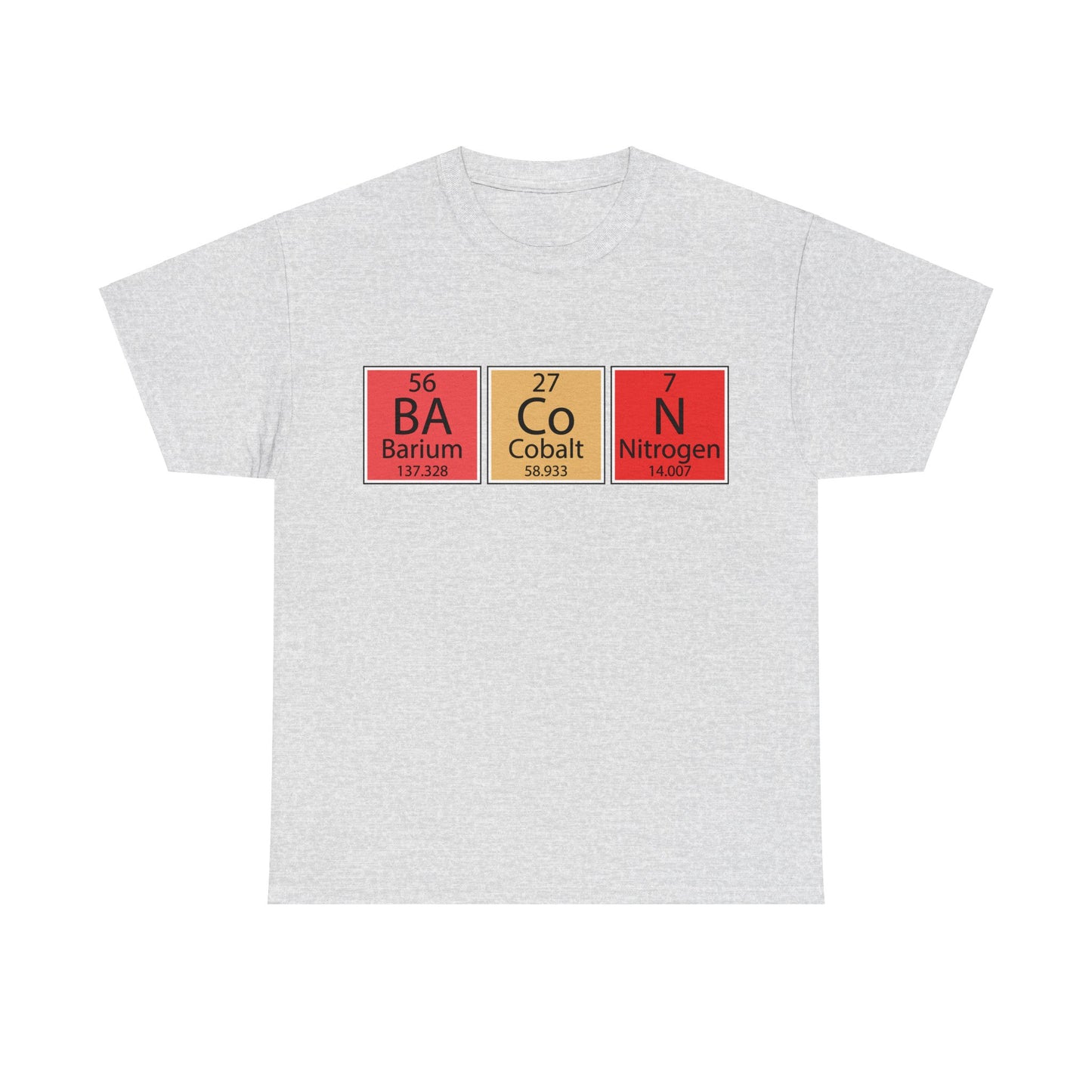 Bacon Periodic Table Unisex Tee