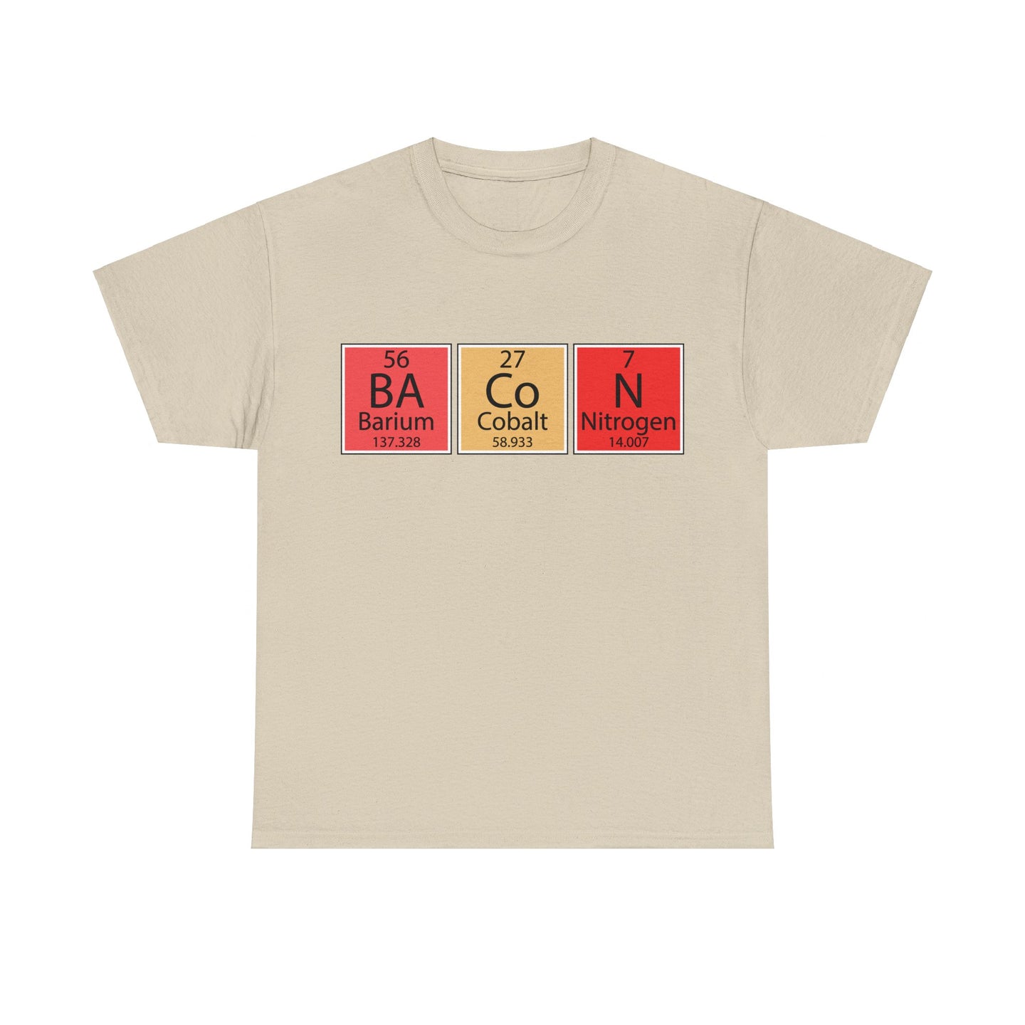 Bacon Periodic Table Unisex Tee