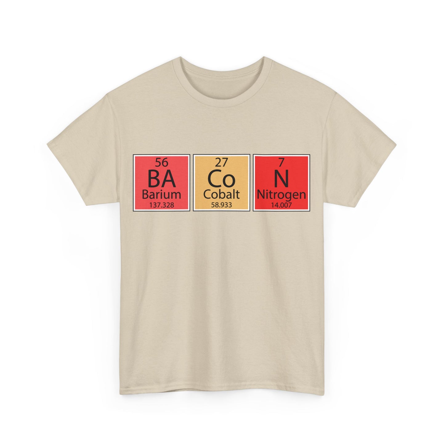 Bacon Periodic Table Unisex Tee