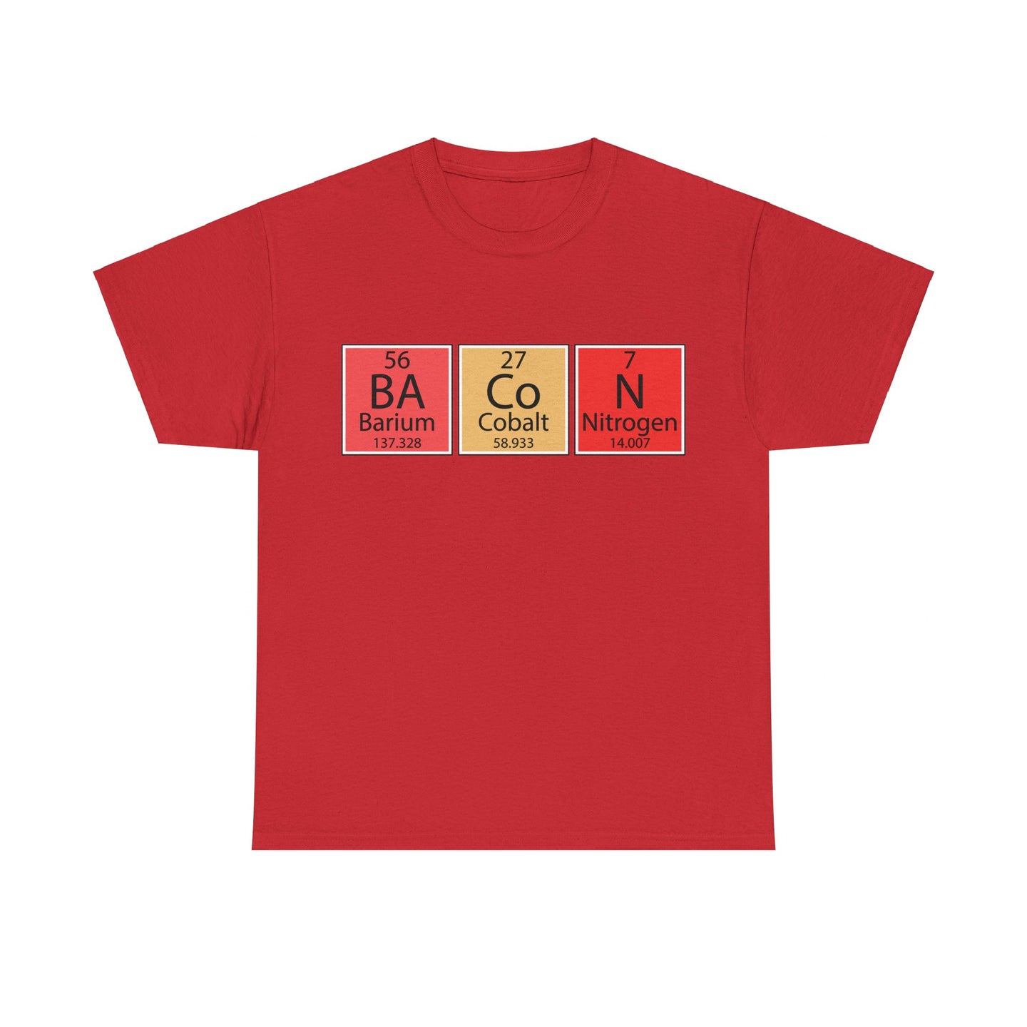 Bacon Periodic Table Unisex Tee