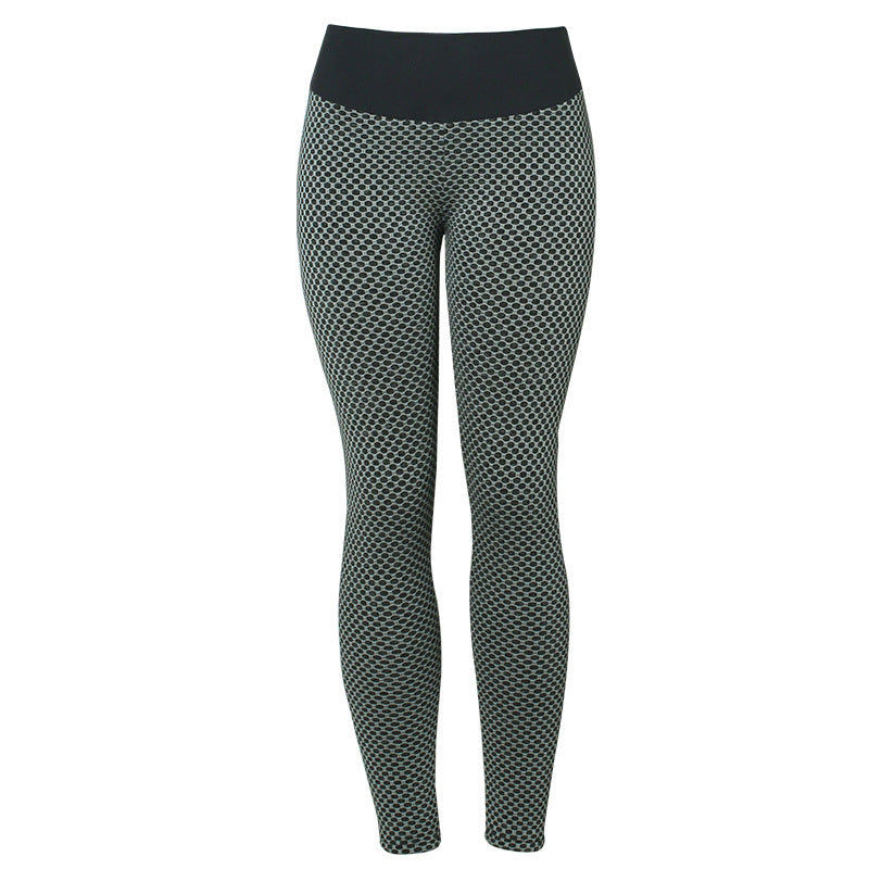 Plaid Women's Shaping Breathable Leggings