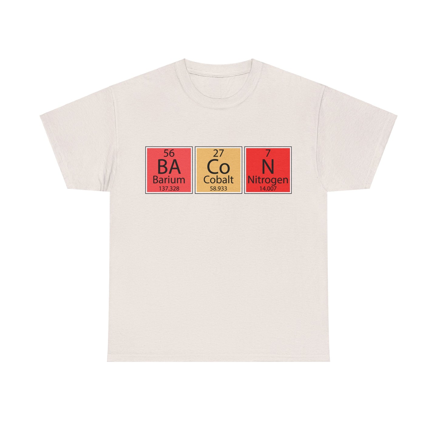 Bacon Periodic Table Unisex Tee