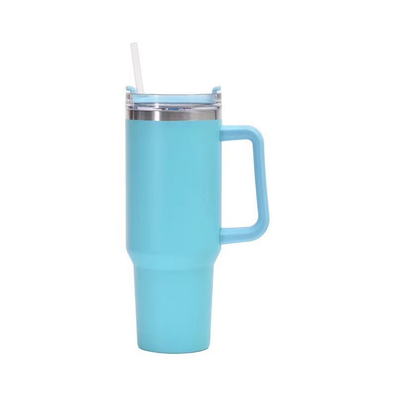 40oz Straw Coffee Insulation Tumbler