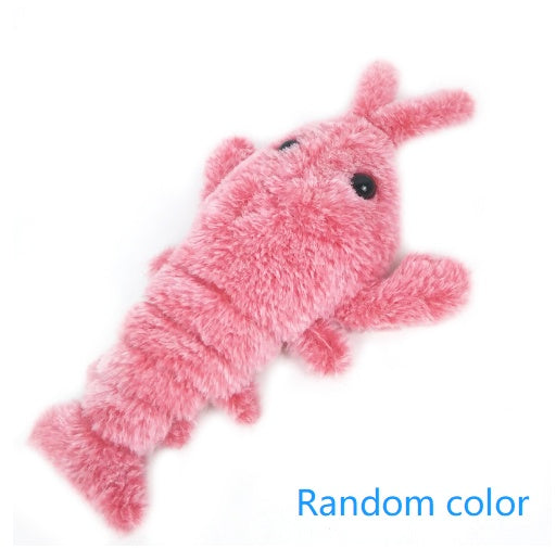 Jumping Shrimp Pet Toy