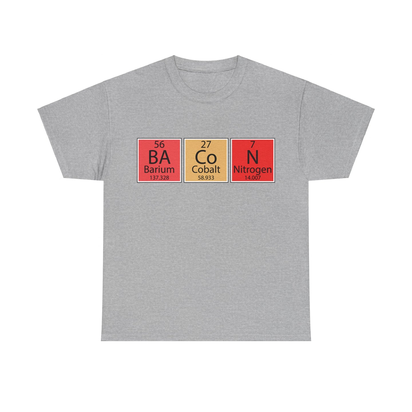 Bacon Periodic Table Unisex Tee