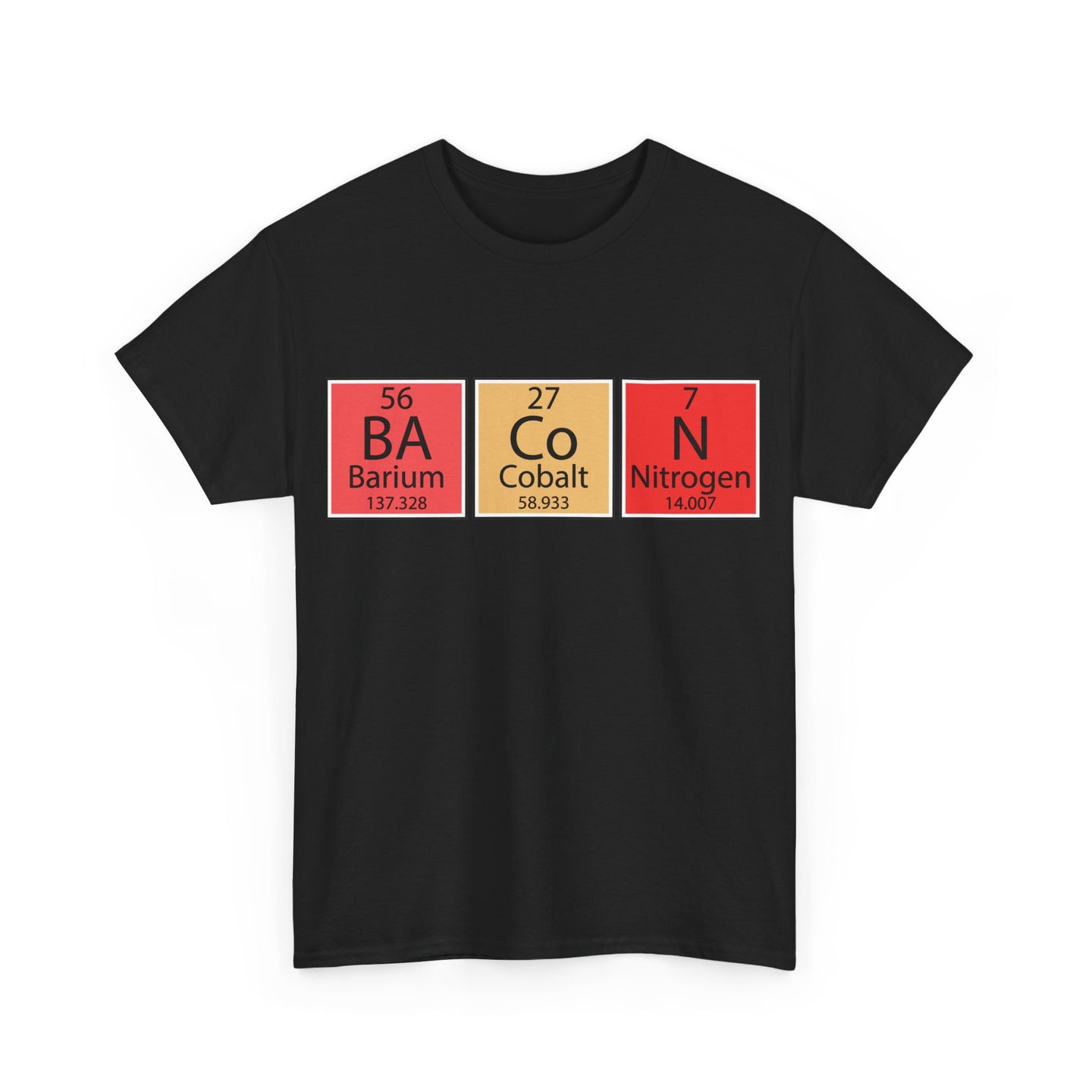 Bacon Periodic Table Unisex Tee