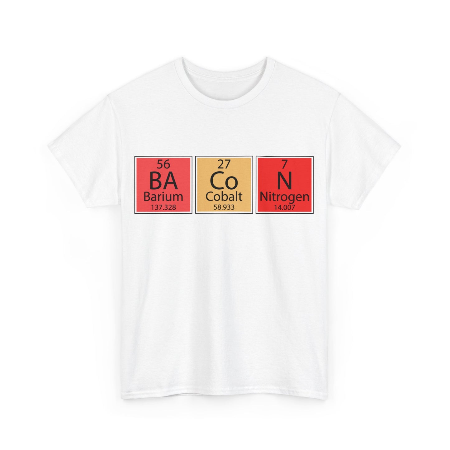 Bacon Periodic Table Unisex Tee