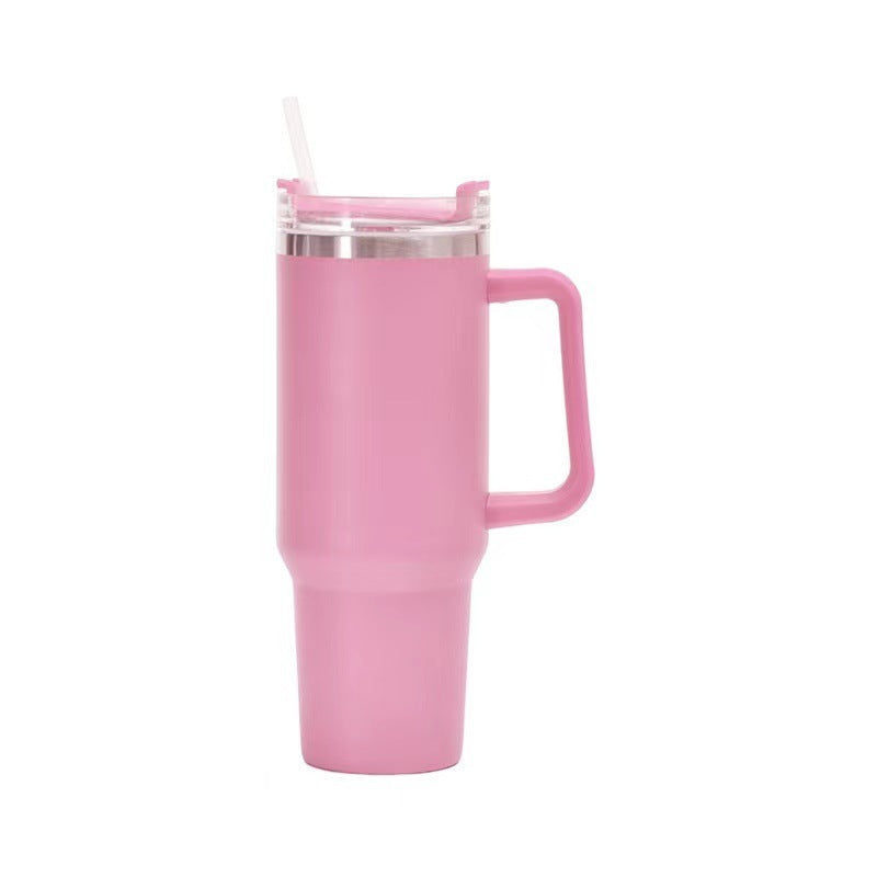 40oz Straw Coffee Insulation Tumbler