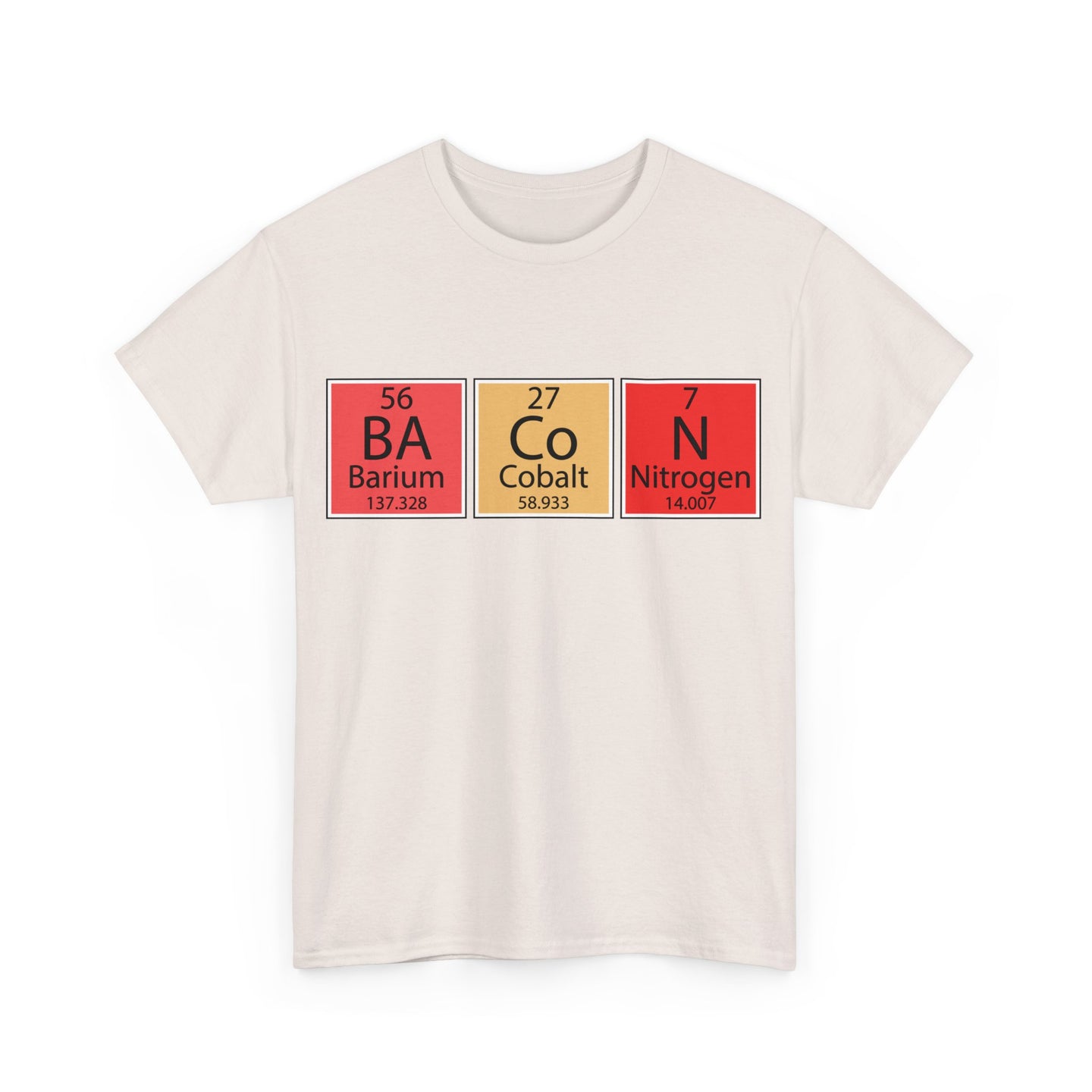 Bacon Periodic Table Unisex Tee