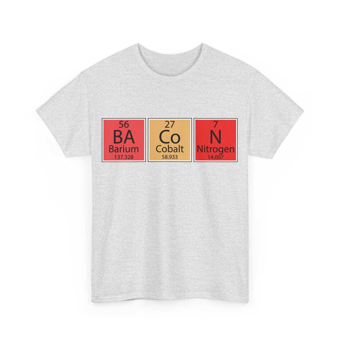 Bacon Periodic Table Unisex Tee