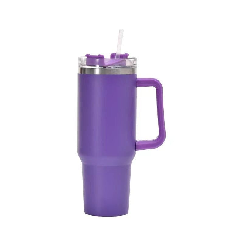 40oz Straw Coffee Insulation Tumbler