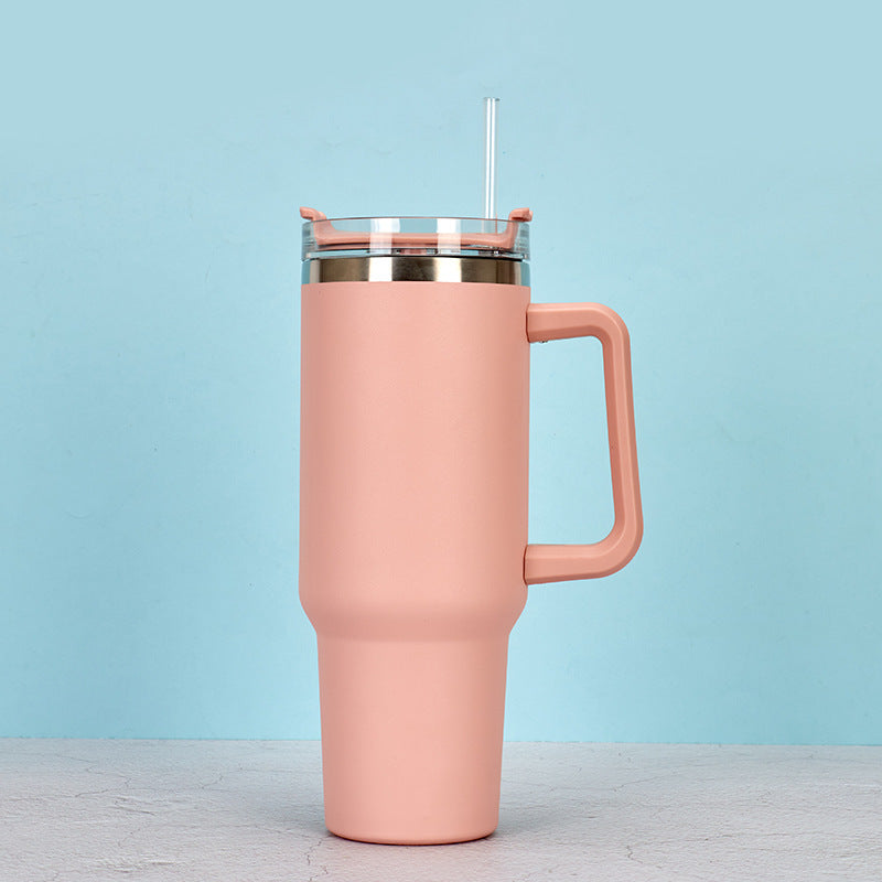 40oz Straw Coffee Insulation Tumbler