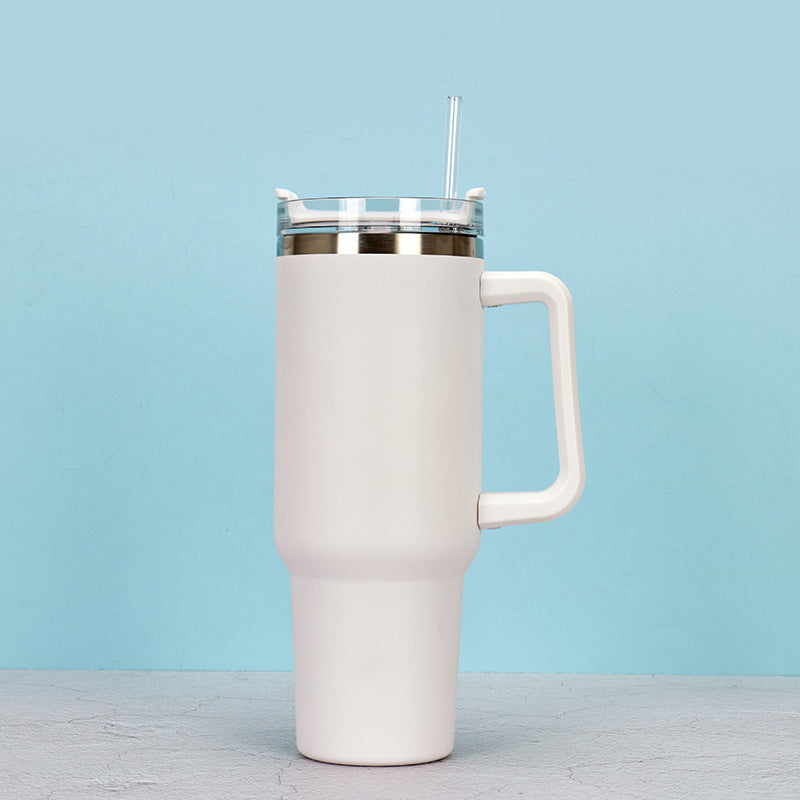 40oz Straw Coffee Insulation Tumbler