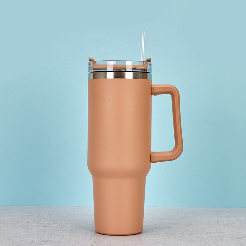 40oz Straw Coffee Insulation Tumbler