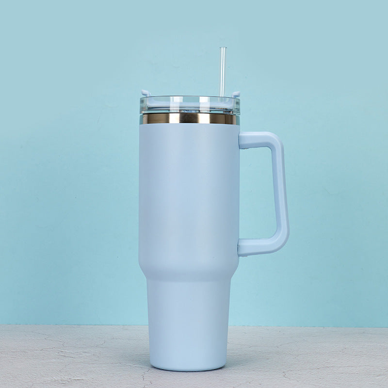 40oz Straw Coffee Insulation Tumbler